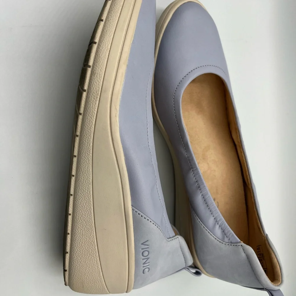 Vionic Women's Soft Blue Jacey Wedge Size 9 - Picture 11 of 14